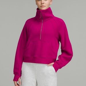 Scuba oversized funnel neck sweatshirt